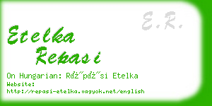 etelka repasi business card